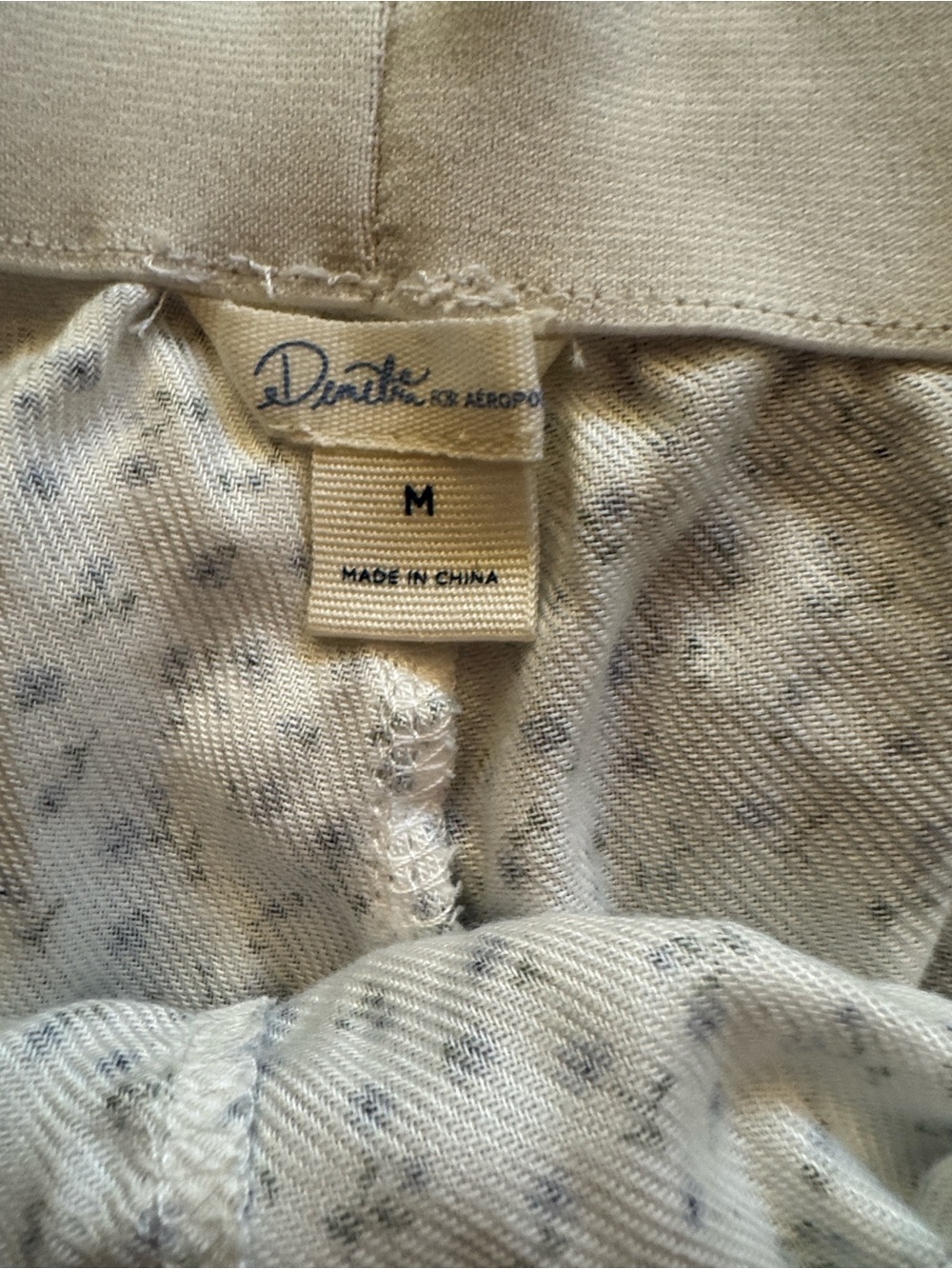 Aeropostale Sleep Shorts with Small Blue Floral Print - Size M - New With Tags - Picture 4 of 4
